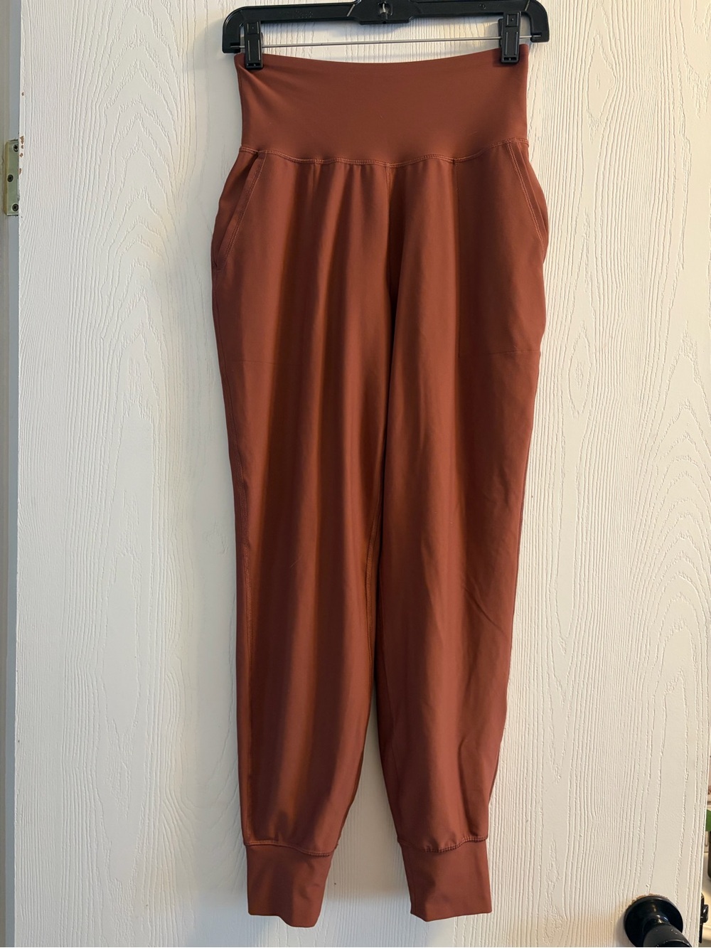 Old Navy High-Waist Rust Track Jogger Pants
